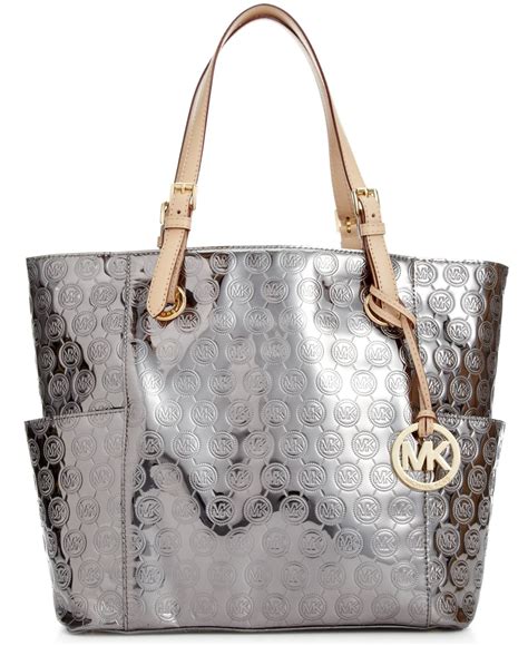 michael kors velvet purse|michael kors silver metallic purse.